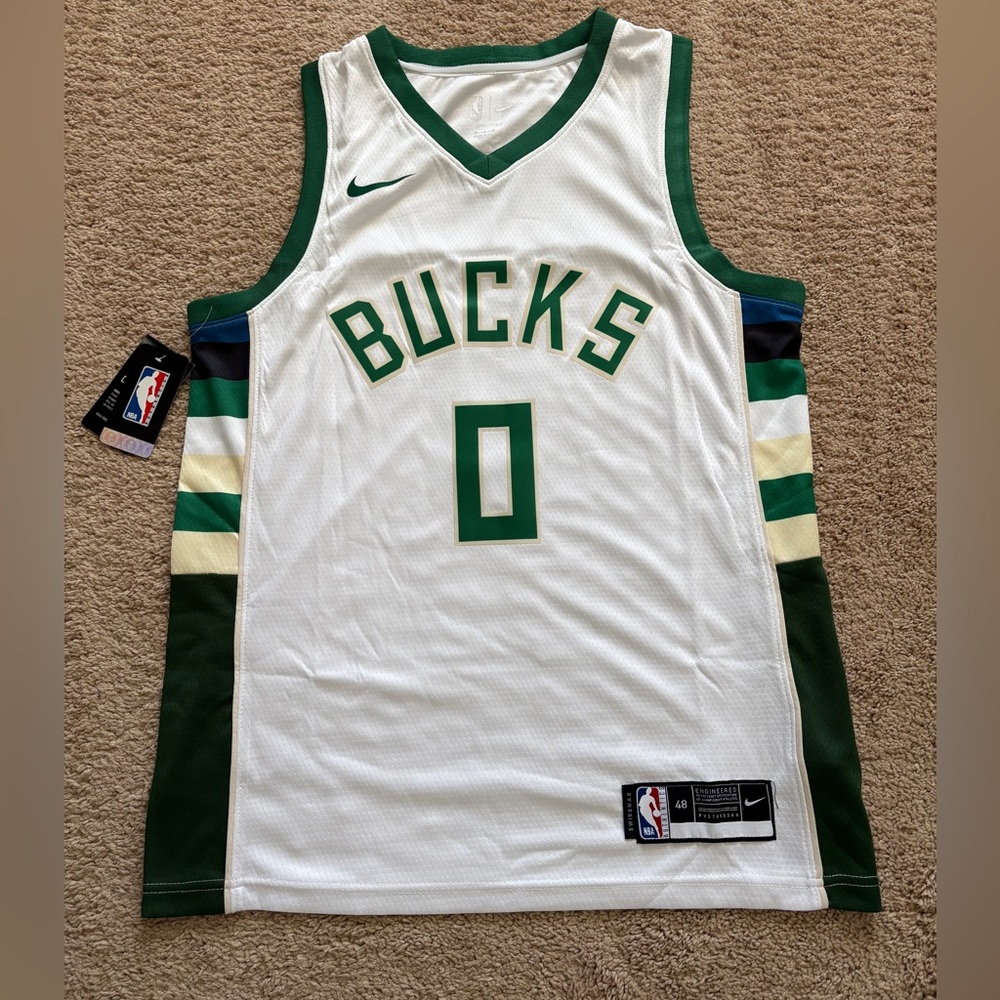 Damian Lillard Milwaukee Bucks Jersey
